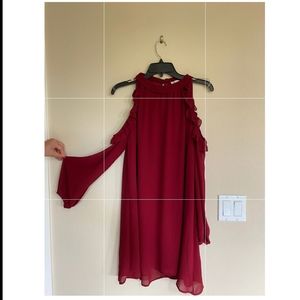 Loveriche burgundy dress